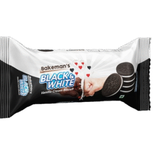 Bakeman_s Black & White Vanilla Cream Biscuit Cha-Biscuit